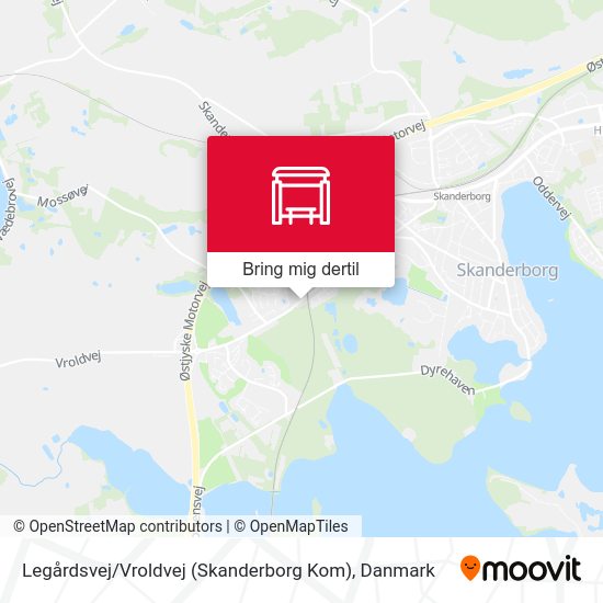 Legårdsvej / Vroldvej (Skanderborg Kom) kort