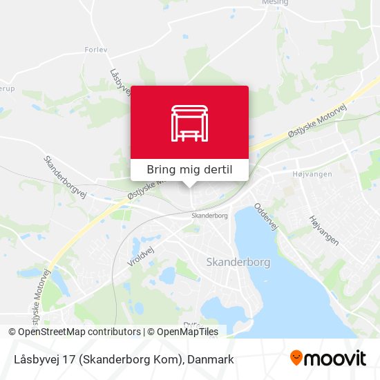 Låsbyvej 17 (Skanderborg Kom) kort