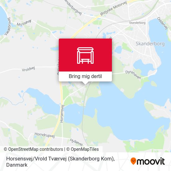 Horsensvej / Vrold Tværvej (Skanderborg Kom) kort