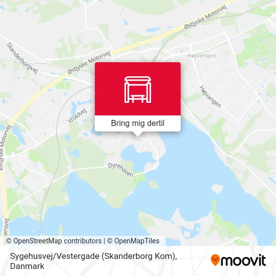 Sygehusvej / Vestergade (Skanderborg Kom) kort