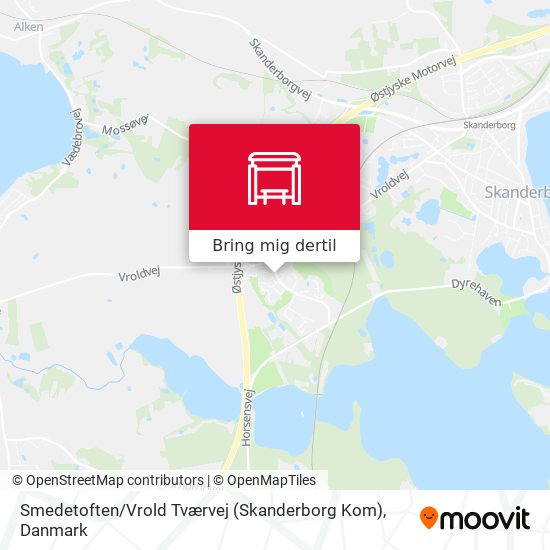 Smedetoften / Vrold Tværvej (Skanderborg Kom) kort