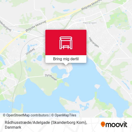Rådhusstræde / Adelgade (Skanderborg Kom) kort