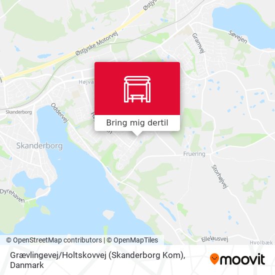 Grævlingevej / Holtskovvej (Skanderborg Kom) kort