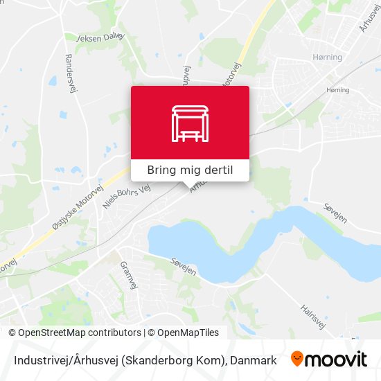 Industrivej / Århusvej (Skanderborg Kom) kort