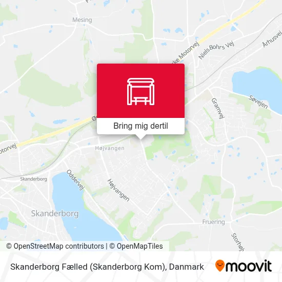 Skanderborg Fælled (Skanderborg Kom) kort