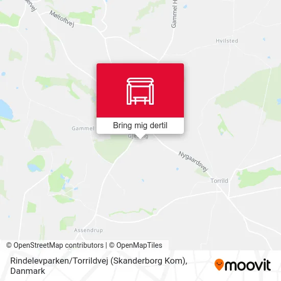 Rindelevparken / Torrildvej (Skanderborg Kom) kort