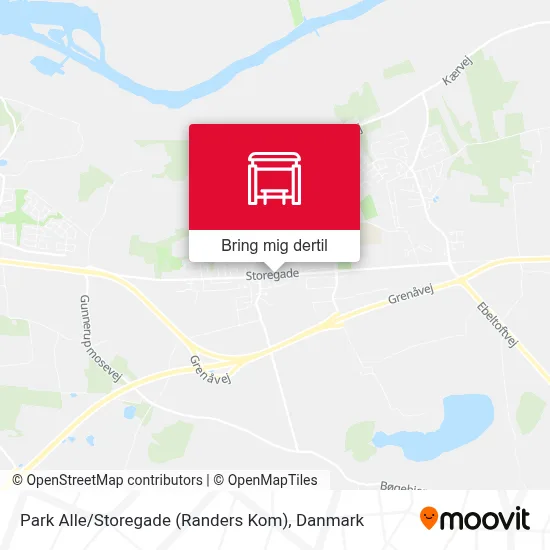 Park Alle / Storegade (Randers Kom) kort