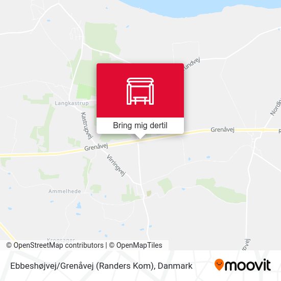 Ebbeshøjvej / Grenåvej (Randers Kom) kort