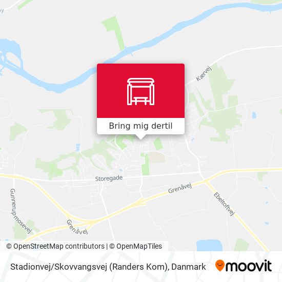 Stadionvej / Skovvangsvej (Randers Kom) kort