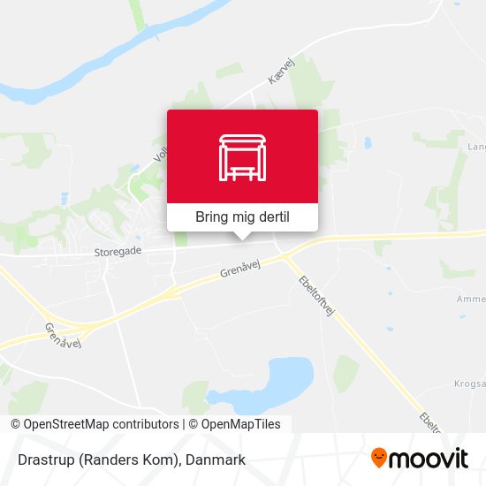 Drastrup (Randers Kom) kort