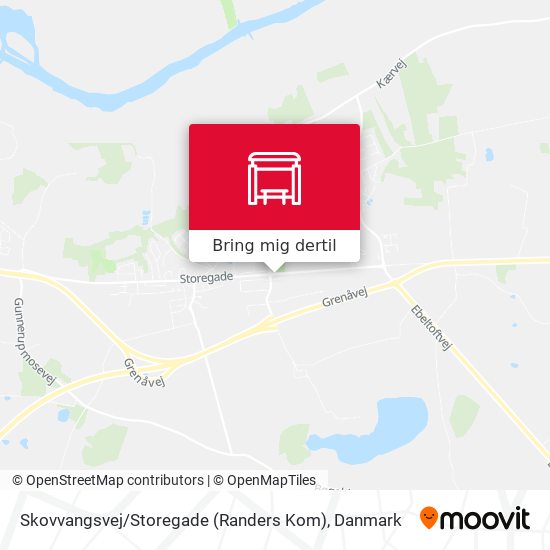 Skovvangsvej / Storegade (Randers Kom) kort