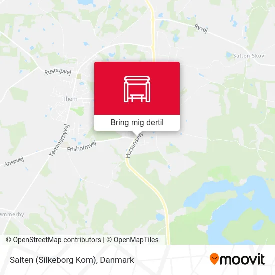 Salten (Silkeborg Kom) kort