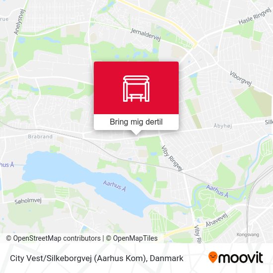 City Vest / Silkeborgvej (Aarhus Kom) kort