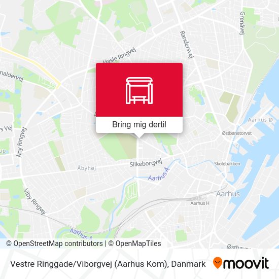 Vestre Ringgade / Viborgvej (Aarhus Kom) kort