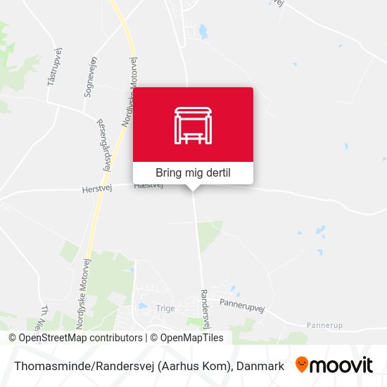 Thomasminde / Randersvej (Aarhus Kom) kort