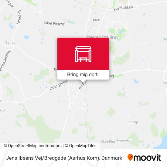 Jens Ibsens Vej / Bredgade (Aarhus Kom) kort