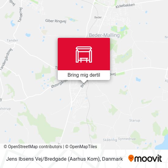 Jens Ibsens Vej / Bredgade (Aarhus Kom) kort