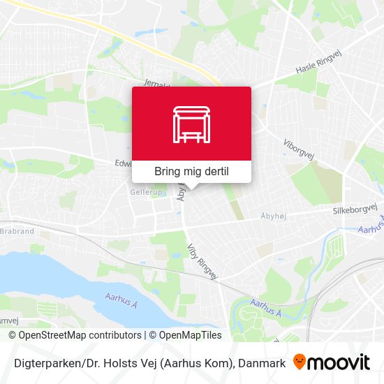 Digterparken / Dr. Holsts Vej (Aarhus Kom) kort