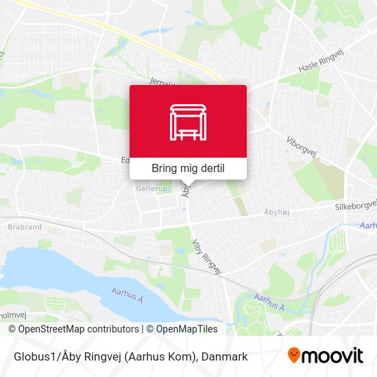 Globus1 / Åby Ringvej (Aarhus Kom) kort