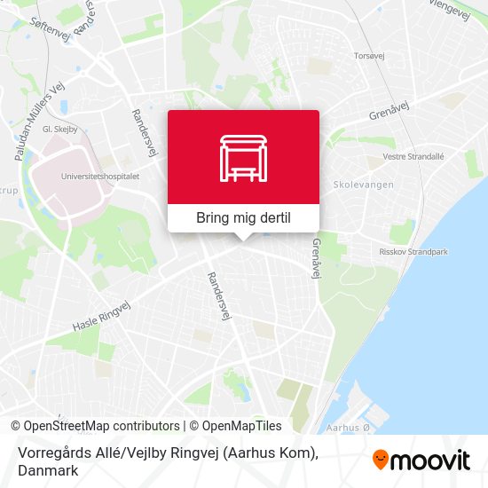 Vorregårds Allé / Vejlby Ringvej (Aarhus Kom) kort