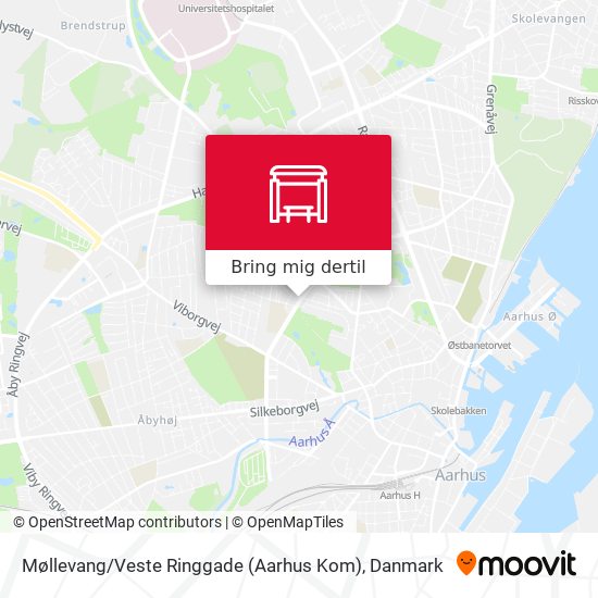 Møllevang / Veste Ringgade (Aarhus Kom) kort