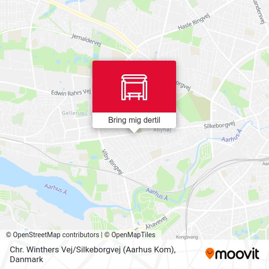 Chr. Winthers Vej / Silkeborgvej (Aarhus Kom) kort