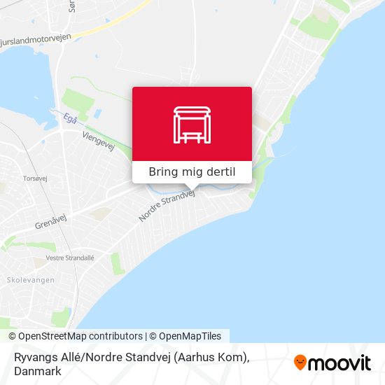 Ryvangs Allé / Nordre Standvej (Aarhus Kom) kort