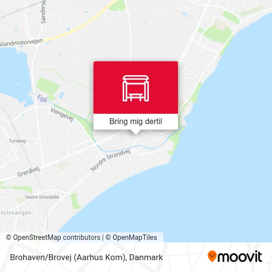 Brohaven/Brovej (Aarhus Kom) kort