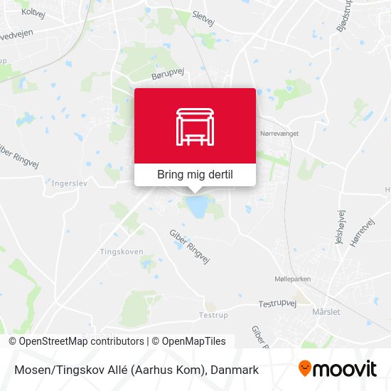 Mosen / Tingskov Allé (Aarhus Kom) kort