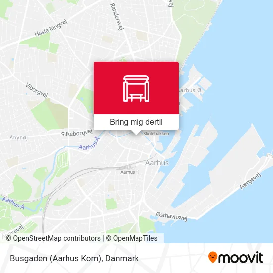 Busgaden (Aarhus Kom) kort