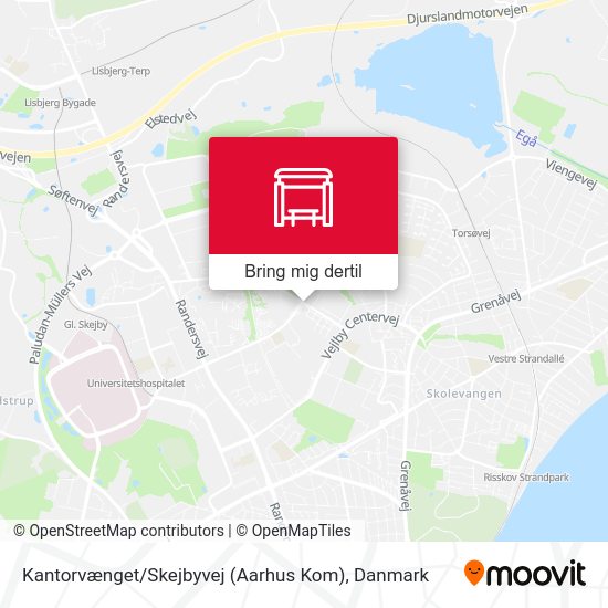 Kantorvænget / Skejbyvej (Aarhus Kom) kort