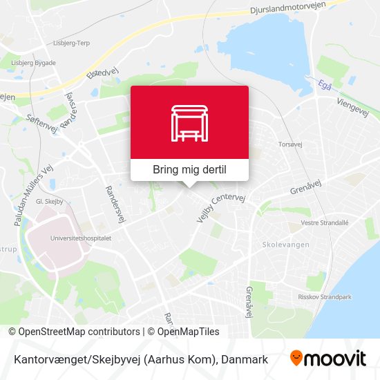 Kantorvænget / Skejbyvej (Aarhus Kom) kort