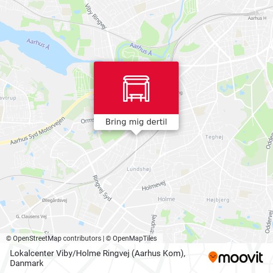 Lokalcenter Viby / Holme Ringvej (Aarhus Kom) kort