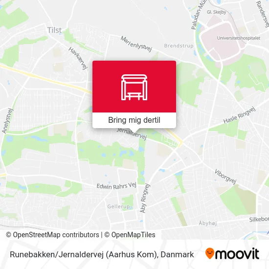 Runebakken / Jernaldervej (Aarhus Kom) kort