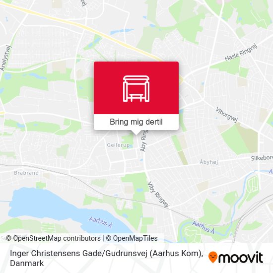 Inger Christensens Gade / Gudrunsvej (Aarhus Kom) kort