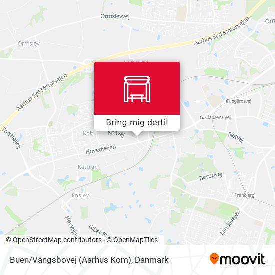 Buen/Vangsbovej (Aarhus Kom) kort