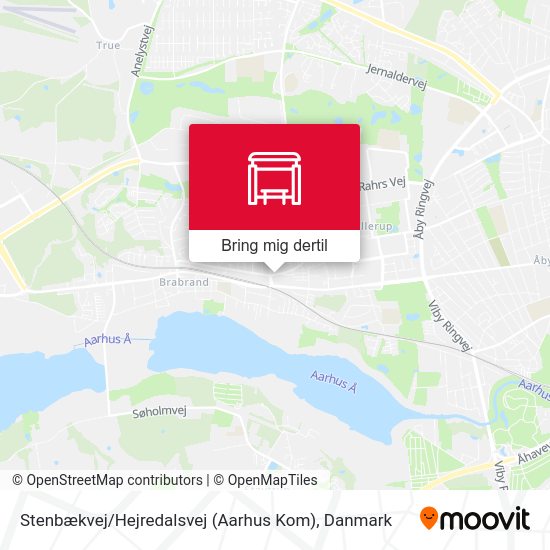 Stenbækvej / Hejredalsvej (Aarhus Kom) kort