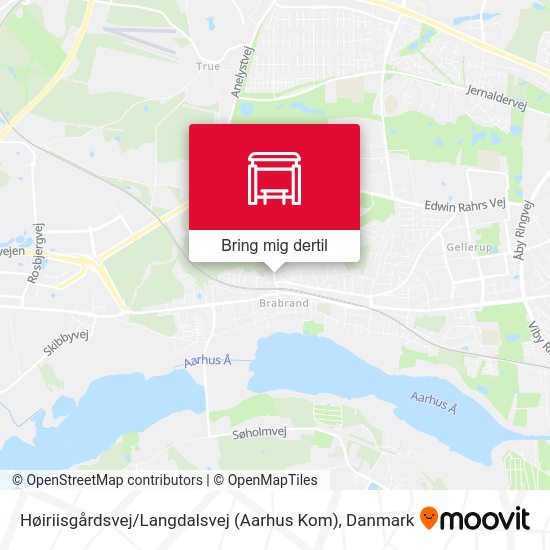 Høiriisgårdsvej / Langdalsvej (Aarhus Kom) kort