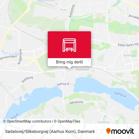 Sødalsvej / Silkeborgvej (Aarhus Kom) kort