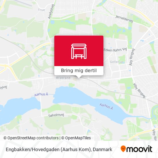 Engbakken / Hovedgaden (Aarhus Kom) kort
