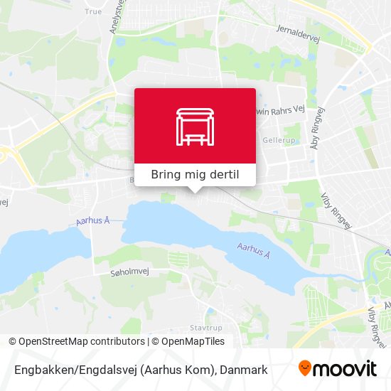 Engbakken / Engdalsvej (Aarhus Kom) kort