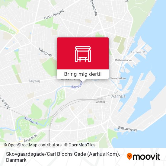 Skovgaardsgade / Carl Blochs Gade (Aarhus Kom) kort