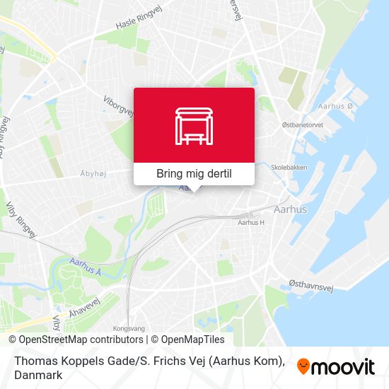 Thomas Koppels Gade / S. Frichs Vej (Aarhus Kom) kort