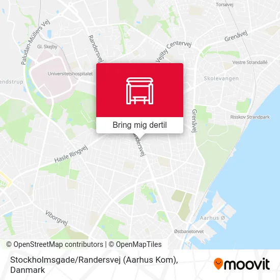 Stockholmsgade / Randersvej (Aarhus Kom) kort