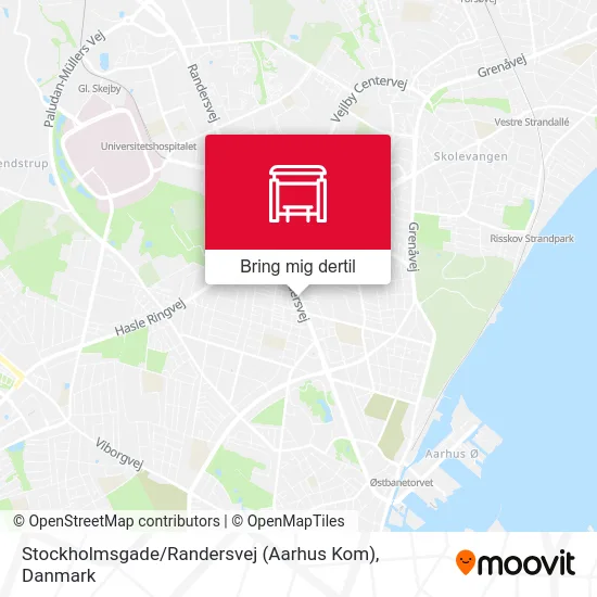 Stockholmsgade / Randersvej (Aarhus Kom) kort