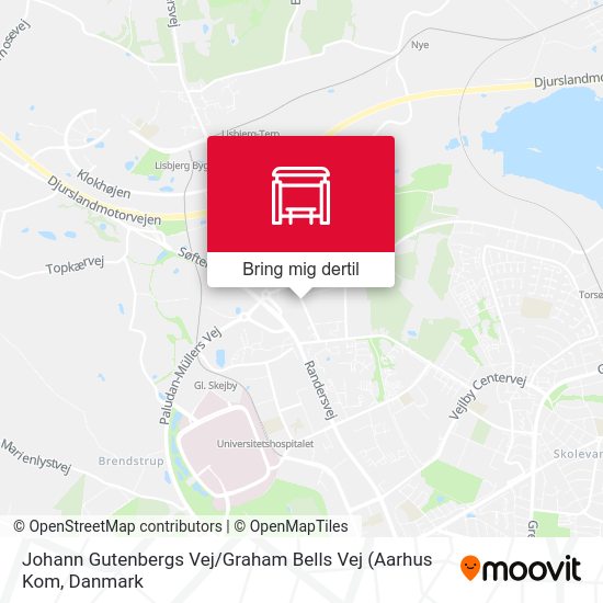 Johann Gutenbergs Vej / Graham Bells Vej kort