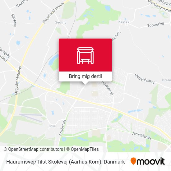 Haurumsvej / Tilst Skolevej (Aarhus Kom) kort