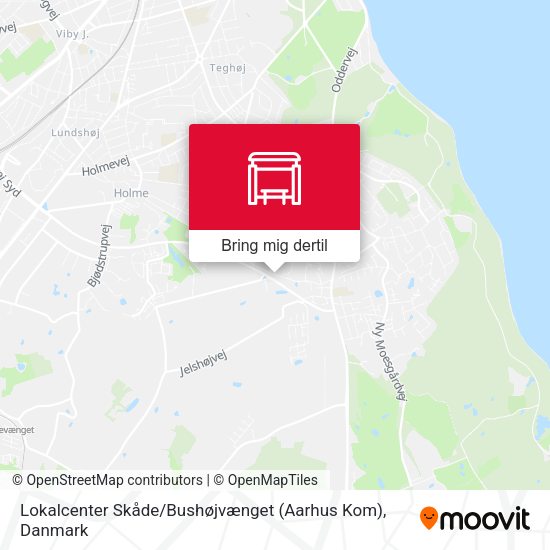 Lokalcenter Skåde / Bushøjvænget (Aarhus Kom) kort