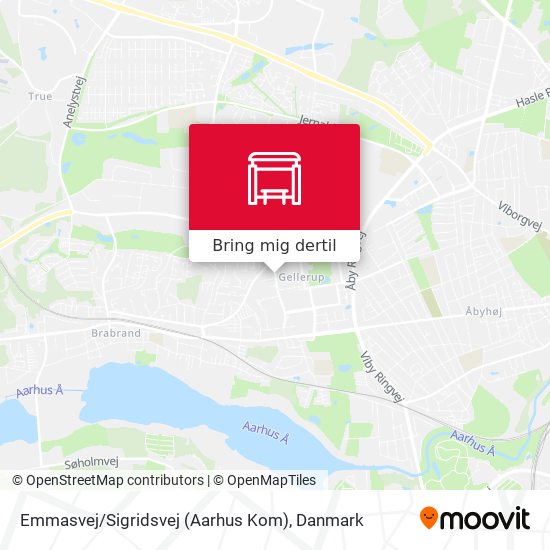 Emmasvej / Sigridsvej (Aarhus Kom) kort