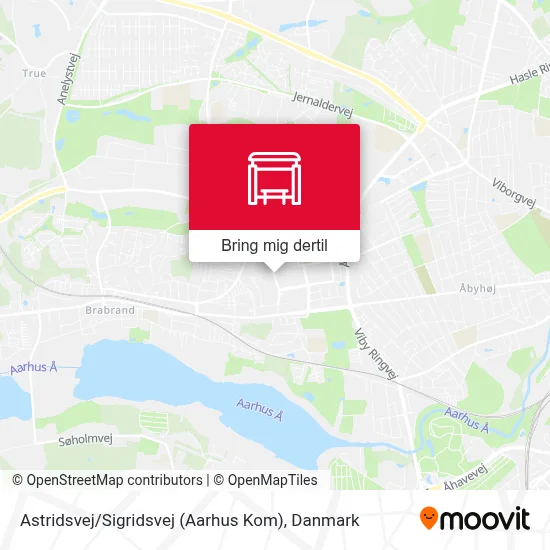 Astridsvej / Sigridsvej (Aarhus Kom) kort